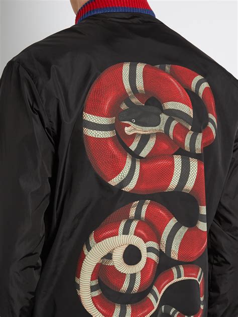 bomber snake gucci|Gucci Bomber And Track Jackets for Women .